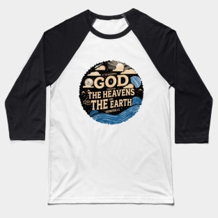 Genesis 1:1 In The Beginning Baseball T-Shirt